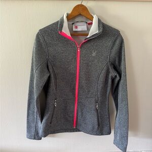 SPYDER Core Full Zip Sweatshirt Jacket Grey Women’s Size Medium